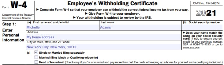 How To Fill Out A W4 In 2021 A Guide For Dummies Personal Accounting