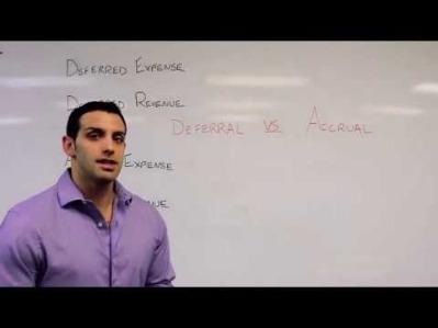 accrual vs  deferral accounting