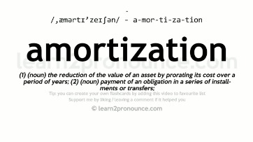 amortisation financial definition of amortisation