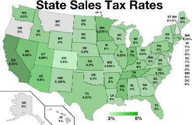 california city & county sales & use tax rates