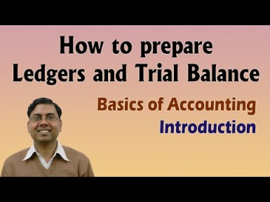 how to prepare a trial balance for accounting