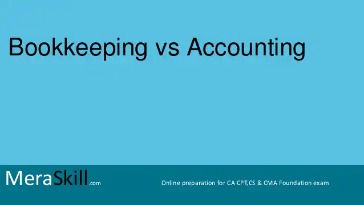 the difference between bookkeeper & accountant